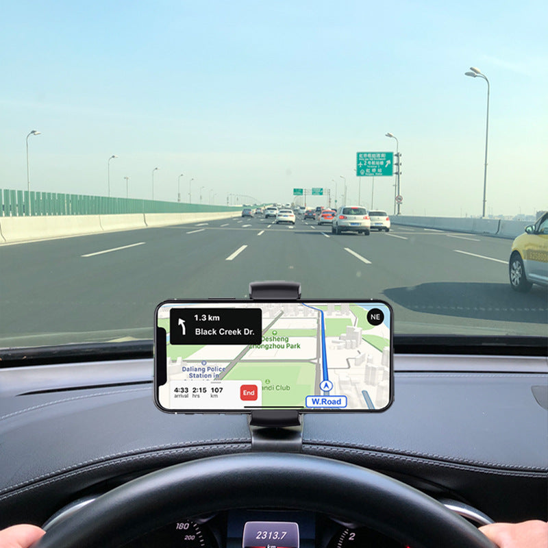 Rückspiegel Handyhalterung für das Auto, flexibel und sicher, mit schwarzem Design, passend für verschiedene Fahrzeugmodelle