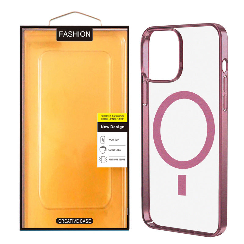 Frosted magnetische Handyhülle für Smartphone, schützendes Cover mit mattem, transparentem Design, passend für verschiedene Modelle