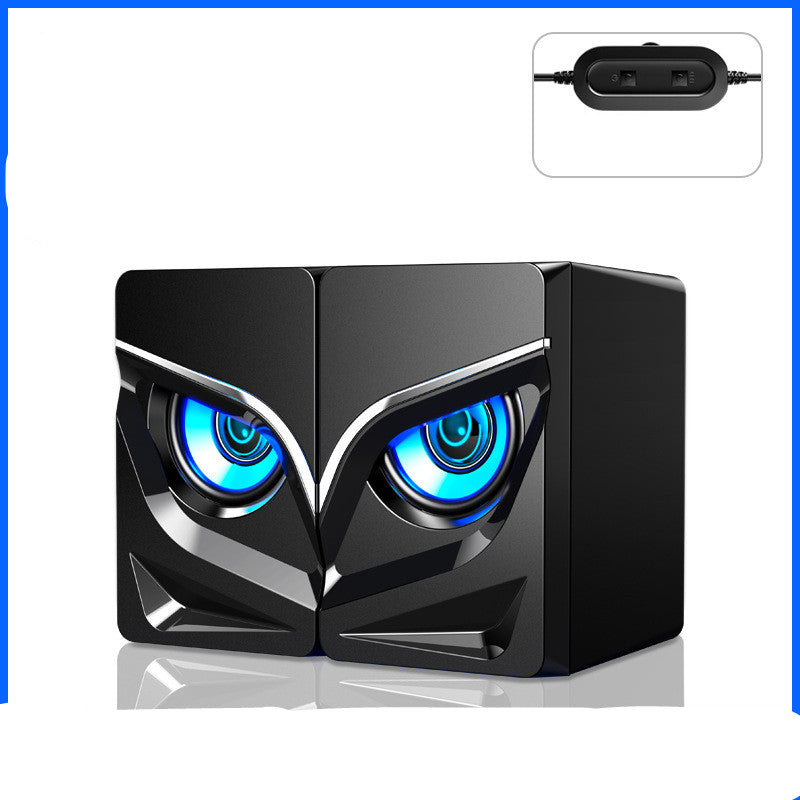 Kompakte Bluetooth-Lautsprecher für Desktop-Computer mit Klangbar, beweglich, ideal für klaren Sound am Arbeitsplatz