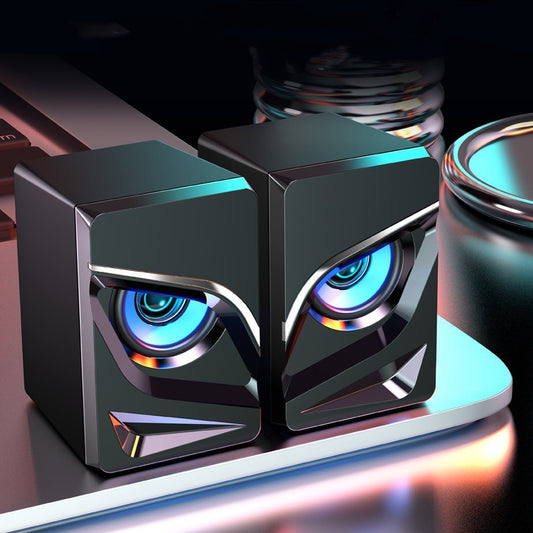 Kompakte Bluetooth-Soundbar-Lautsprecher für Desktop-Computer, tragbar und einfach zu bedienen, mit klarem Klang und modernem Design