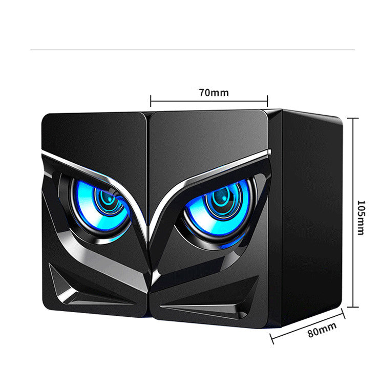 Kompakte Bluetooth-Lautsprecher für Desktop-Computer mit beweglichem Design und klarem Klang, von Mein Shop.