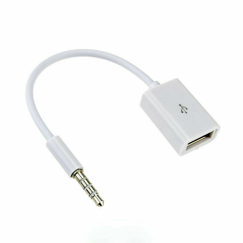 Kfz-MP3-Adapter: 3,5-mm-AUX-Stecker auf USB 2.0-Frauenkonverterkabel für Autoinnenraum, neues Hot-Sale-Produkt