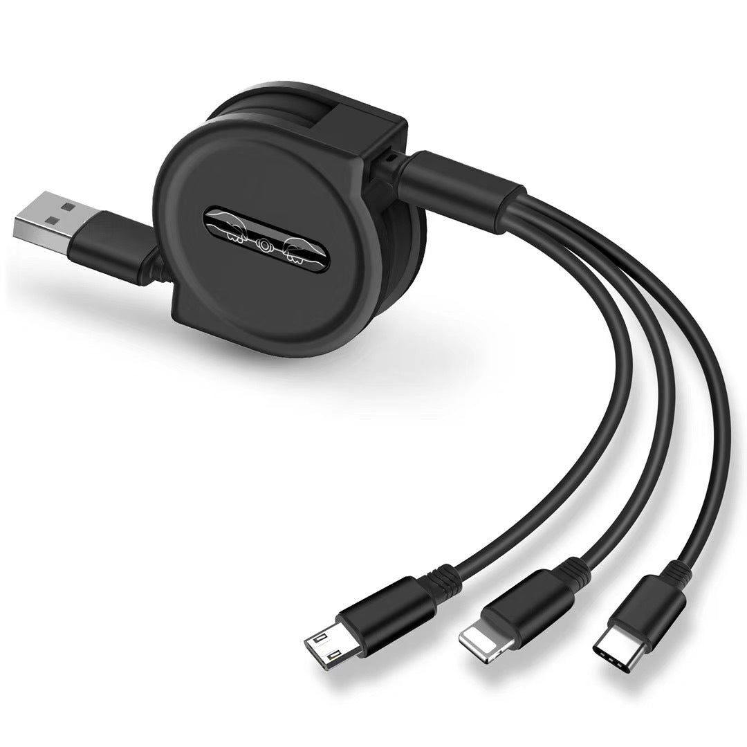 Mehrzweck-USB-Telefontestkabel von Mein Shop, Teleskop-Design, drei-in-eins Schnellladekabel für verschiedene Geräte