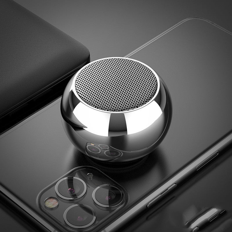 Bunter kabelloser Lautsprecher M3 von Mein Shop, runder 3D-Elektroplattierung, mit Subwoofer, Bluetooth, Radio und USB-Unterstützung.