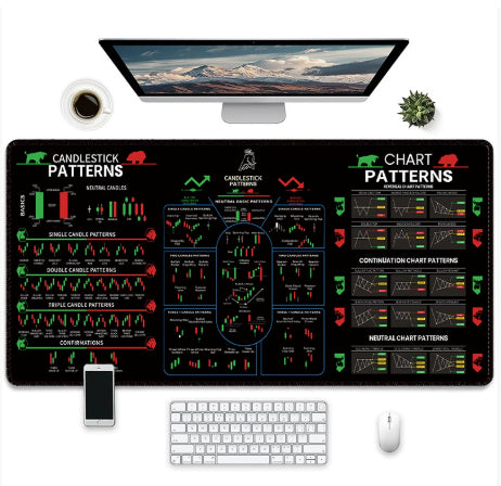 Rutschfeste, strapazierfähige Gaming-Mausmatte mit kreativem Druck von Mein Shop, ideal für präzises Computerzocken