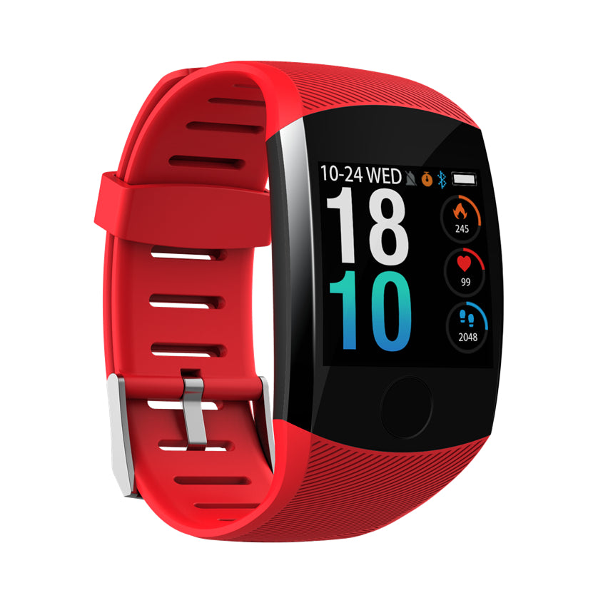 Smart Sportuhr mit Anruf-Erinnerungsfunktion von Mein Shop, zeigt digitales Display mit Sport- und Fitnessfunktionen