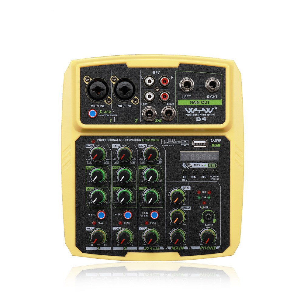 Reverb-Audio-Prozessor von Mein Shop, zeigt das Gerät mit Bedienelementen und Bildschirm für professionelle Klangverarbeitung.