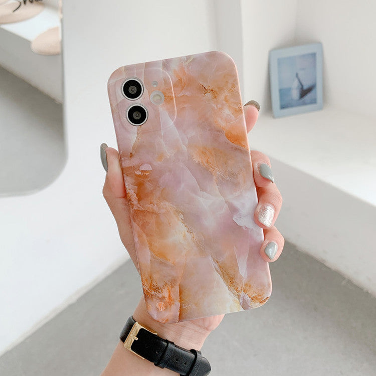 Kreative Marmor Soft Vollschutz-Handyhülle für Smartphone, flexible Schutzabdeckung mit Marmor-Design, Mein Shop.