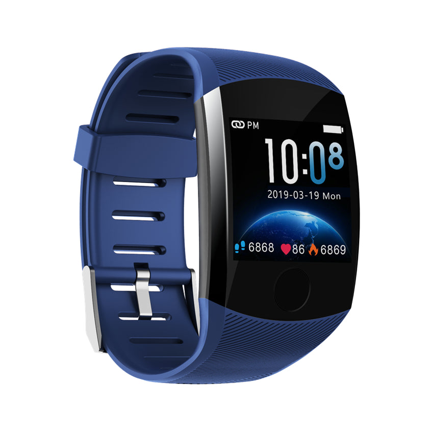 Smart Sportsuhr von Mein Shop mit Anruf-Erinnerungsfunktion, digitaler Bildschirm und Sportarmband.