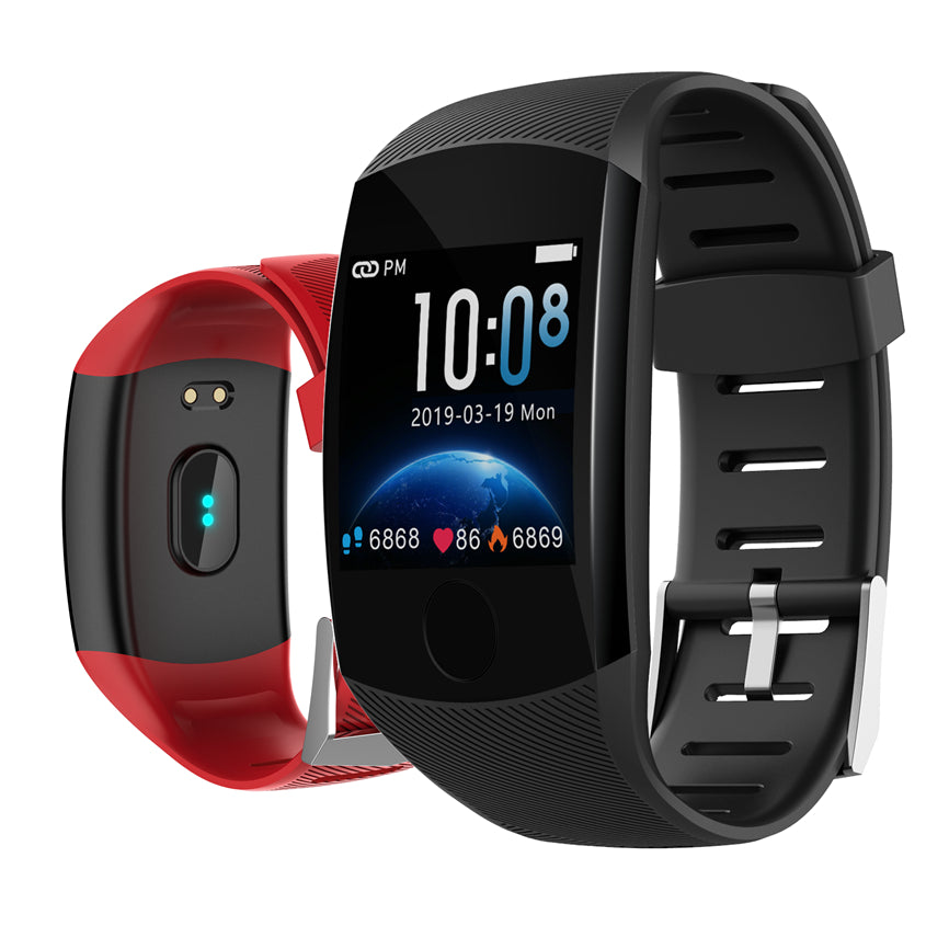 Sportuhr mit Smart-Call-Erinnerung von Mein Shop, digitaler Bildschirm und sportliches Design sichtbar.
