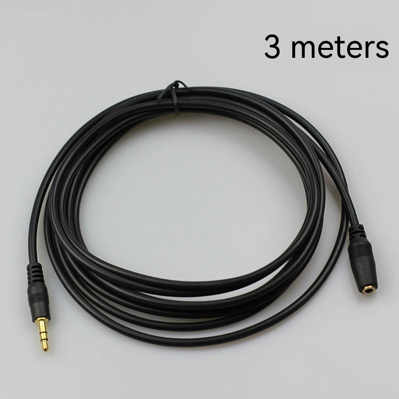 Hochwertiges Audio-Extension-Kabel für Computer, 3,5 mm Klinkenstecker, flexible Verbindung, langlebiges Kabel, von Mein Shop