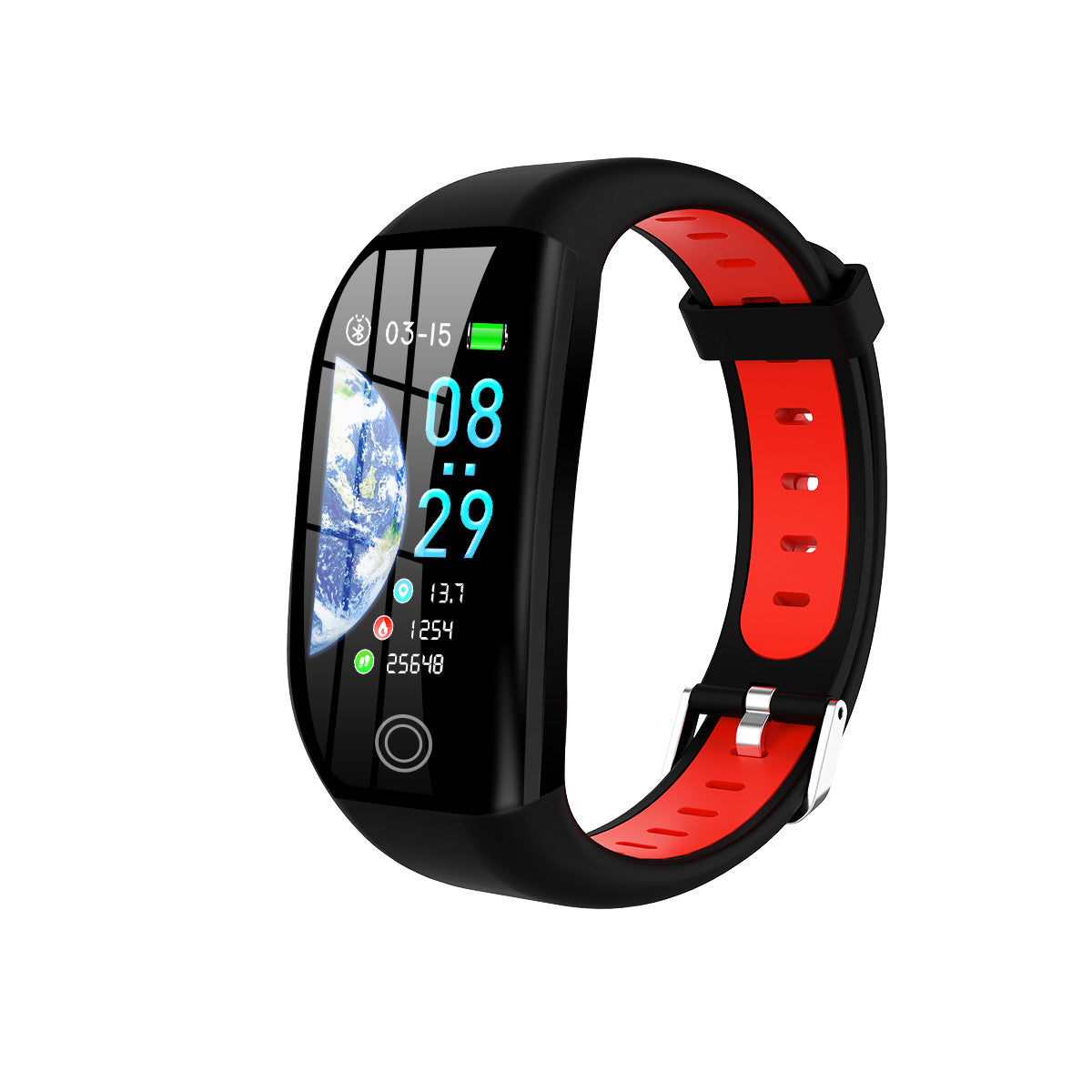 Fitness-Armband von Mein Shop, smartes Sportarmband mit digitalem Display und verstellbarem Verschluss.