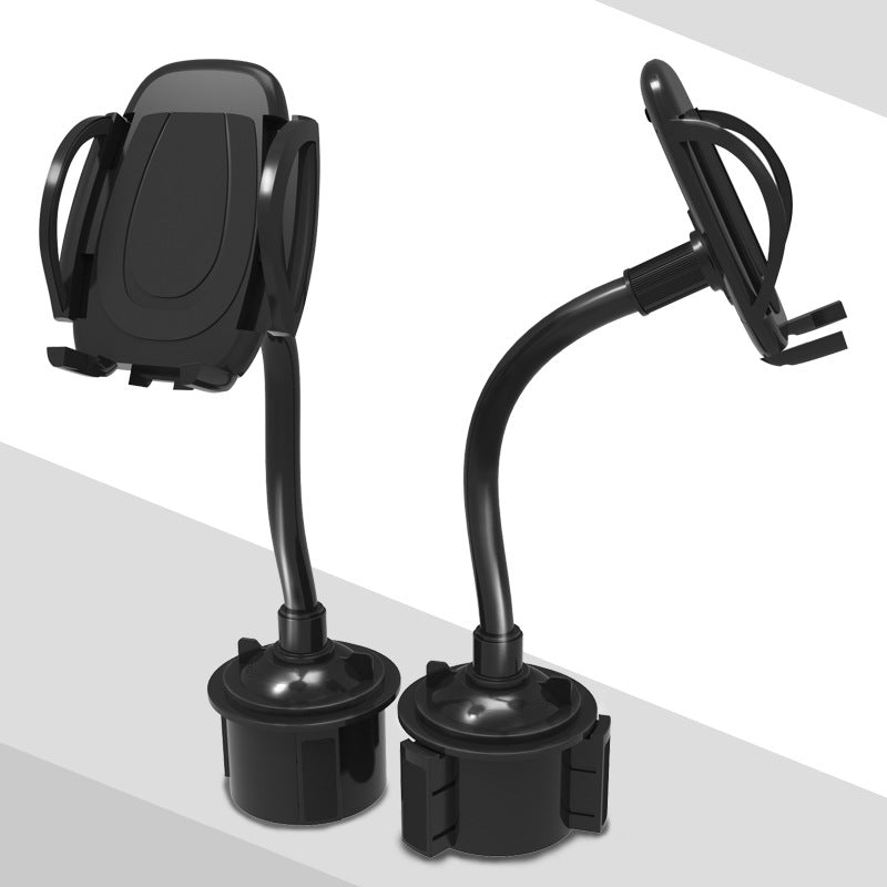 Auto Getränkehalter mit Handyhalter von Mein Shop, stabiler Halter für Smartphone im Fahrzeug, einfache Befestigung.