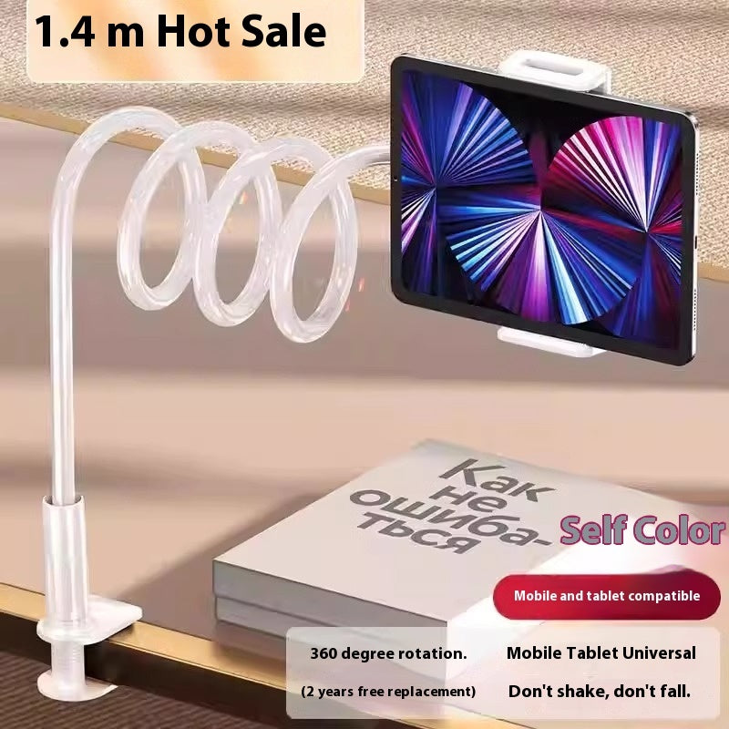 Halter für Handy am Nachttisch, flexible Smartphone-Halterung für Bett, schwarzes Design, aus Kunststoff gefertigt