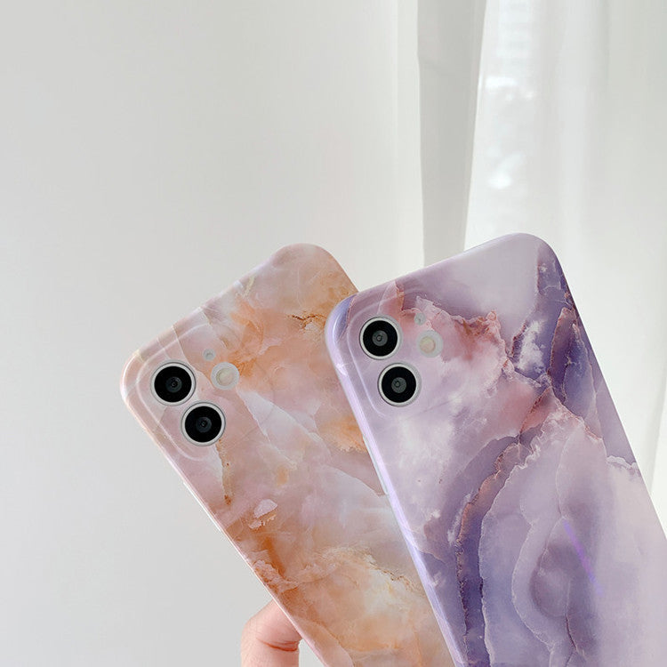 Kreative Marmor Soft Full Cover Handyhülle von Mein Shop, weiche und schützende Smartphone-Schale mit Marmor-Design.