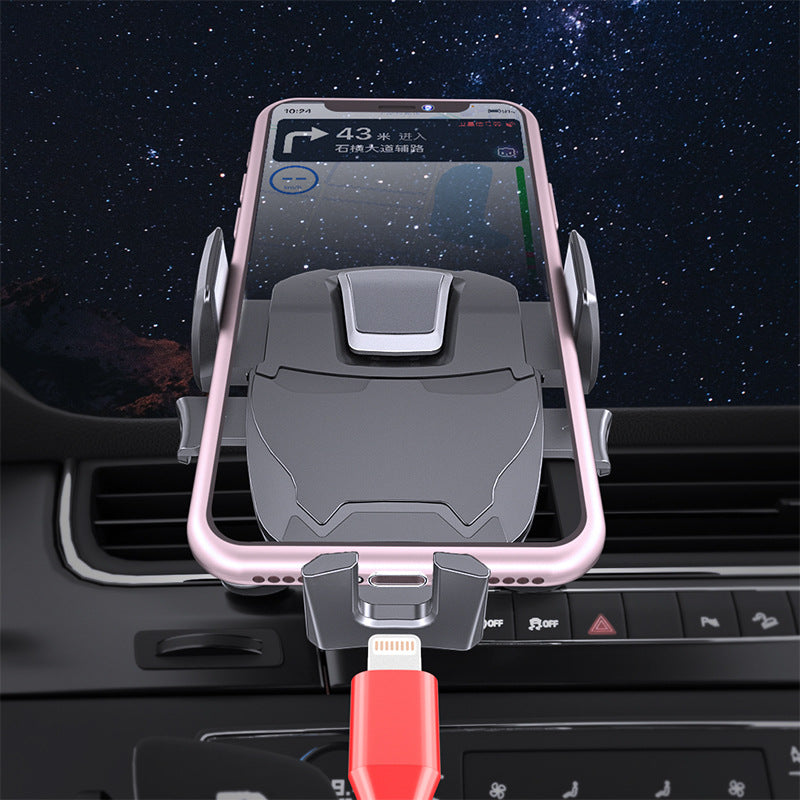 Autosaugnapf für Mittelkonsole, Handyhalterung für Auto-Luftauslass, kompatibel mit verschiedenen Smartphones