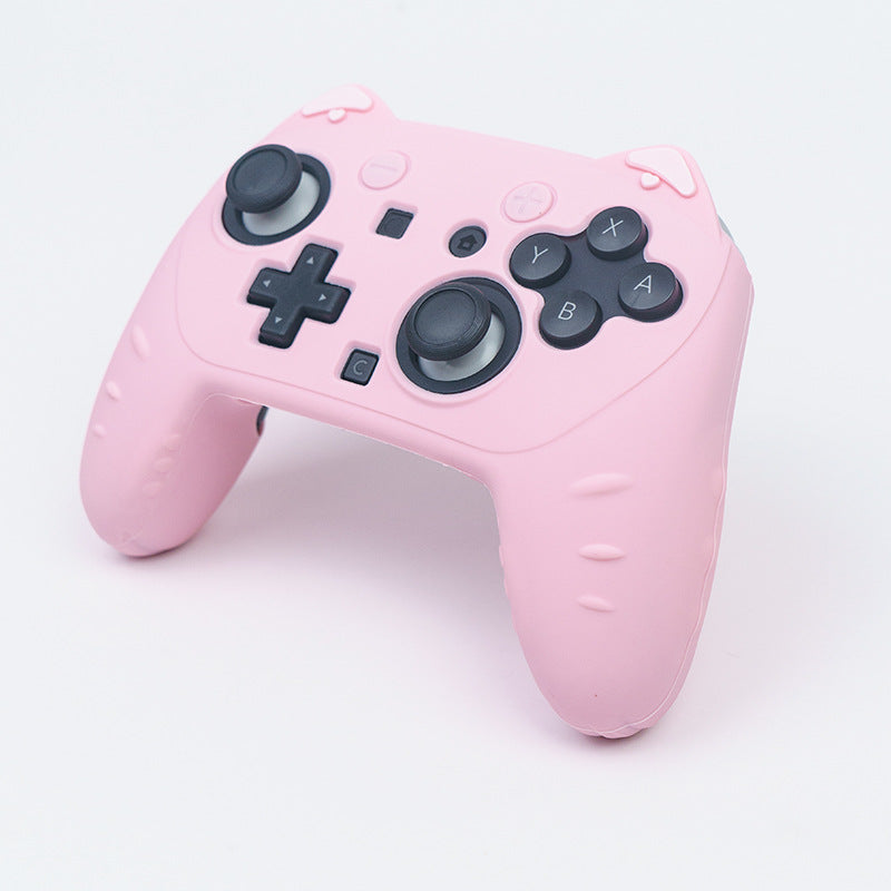 Silicone-Cover für Spiele-Controller von Mein Shop, flexible Schutzhülle in Schwarz für gaming Controller, robust und langlebig