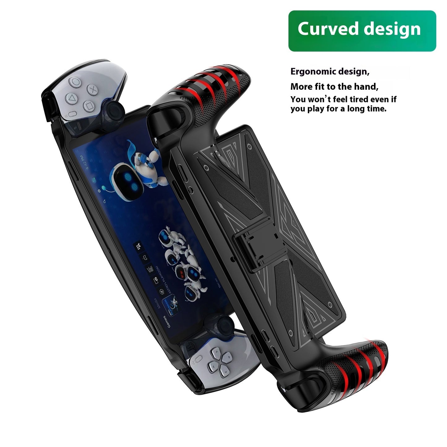 Schutzhülle für Handheld-Spielezubehör, braune Bracket Game Tragetasche für sicheren Transport und Schutz der Gaming-Accessoires