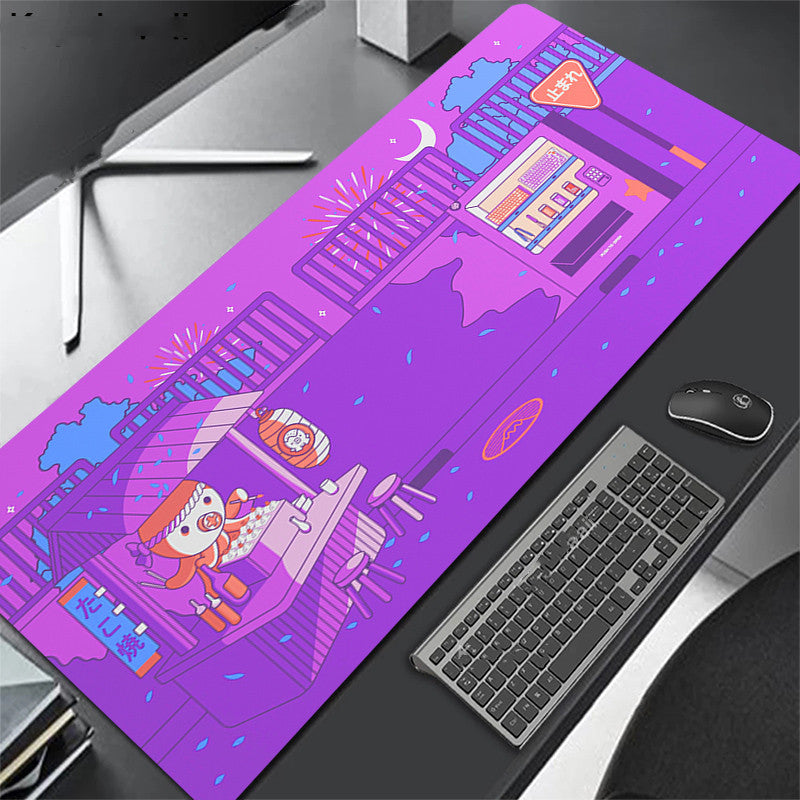 Langes, super langes Mauspad für Büro und Gaming, mit rutschfester Unterseite und glatter Oberfläche, von Mein Shop