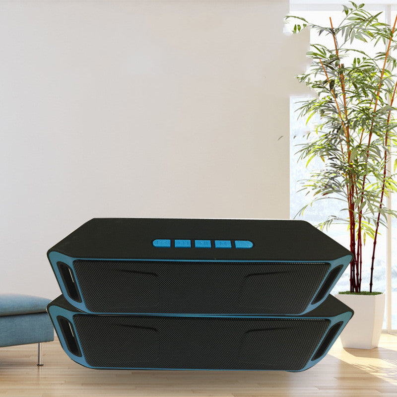 Bluetooth-Lautsprecher von Mein Shop, tragbarer elektronische Card-Audio-Speaker mit kabelloser Verbindung, kompakt und stilvoll.