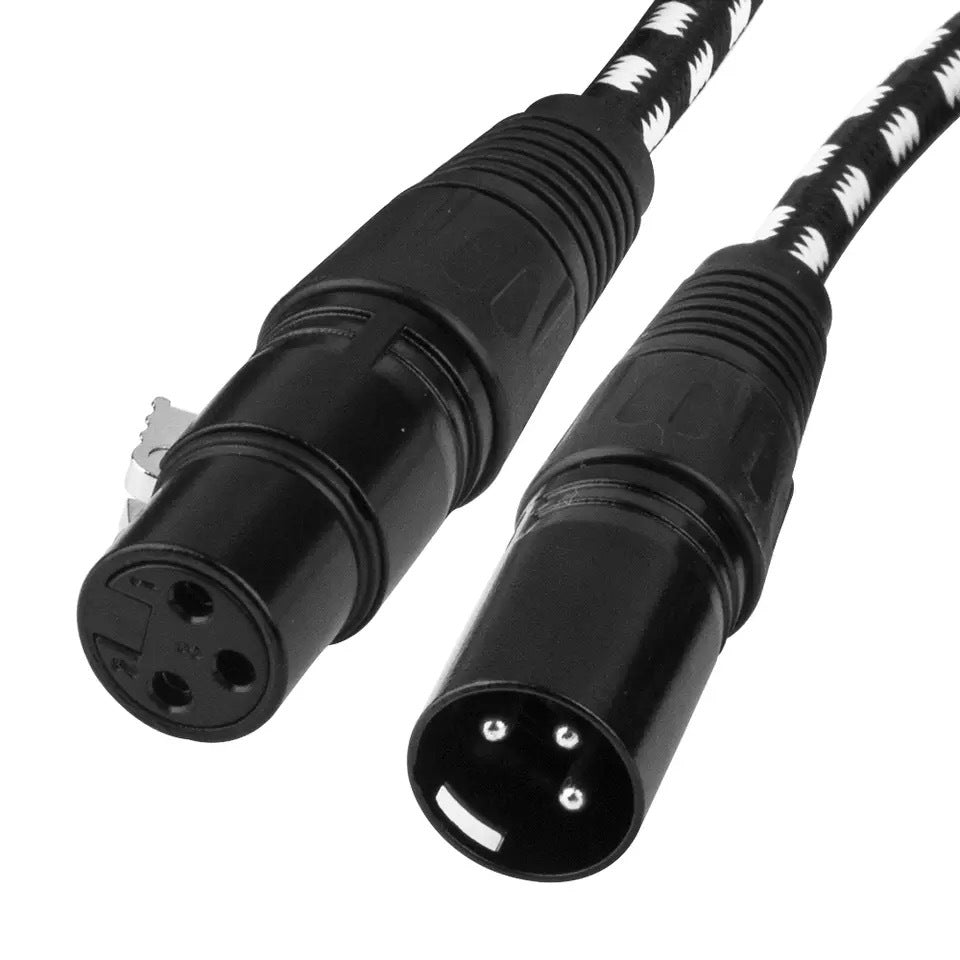 Cannon Kabel mit männlichem und weiblichem Audio-Mikrofonanschluss, 3,5 mm Klinkenstecker, perfekte Verbindung für Mikrofone