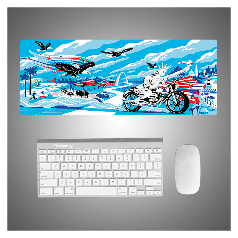 Computerspiel-Zubehör Kunst-Teppich Mauspad mit farbigem Design, ideal für Gaming- und Computerzubehör, von Mein Shop