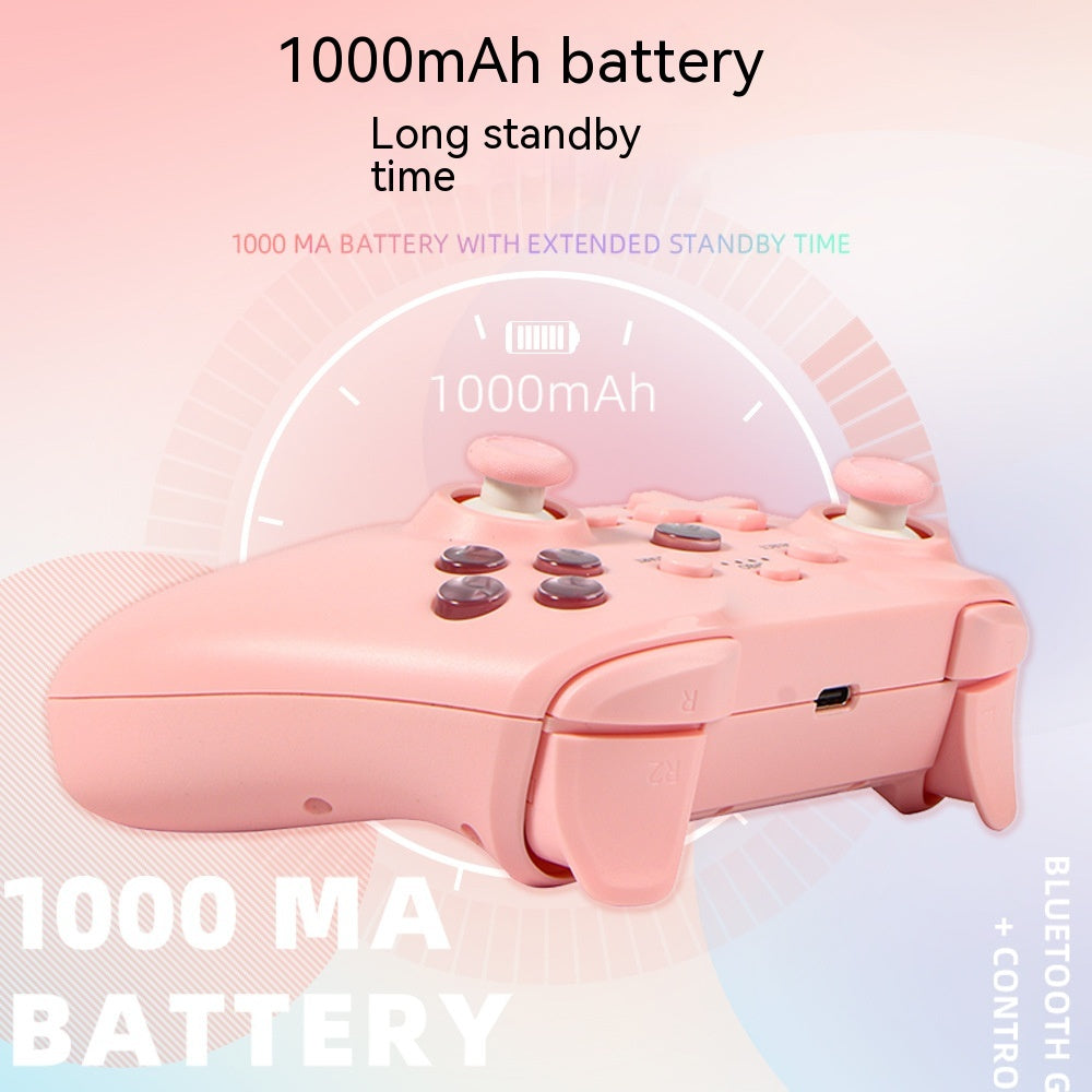 Bluetooth Wireless Game-Controller für Android, iOS und PC, ergonomischer Griff, ideal für Computer- und Konsolenspiele