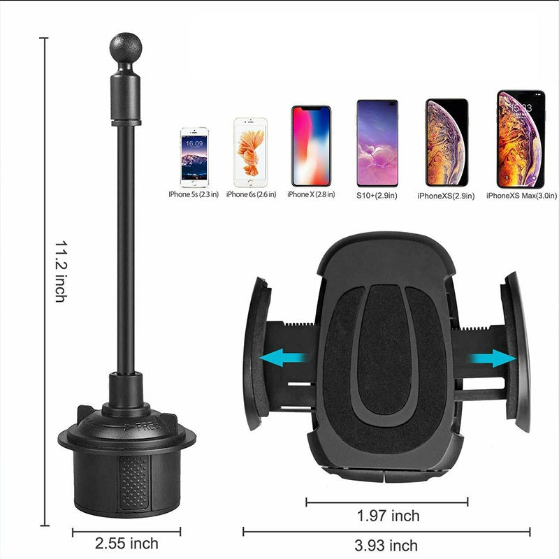 Autos cup holder Handyhalterung von Mein Shop, passender Smartphonehalter für den Fahrzeug-Getränkehalter