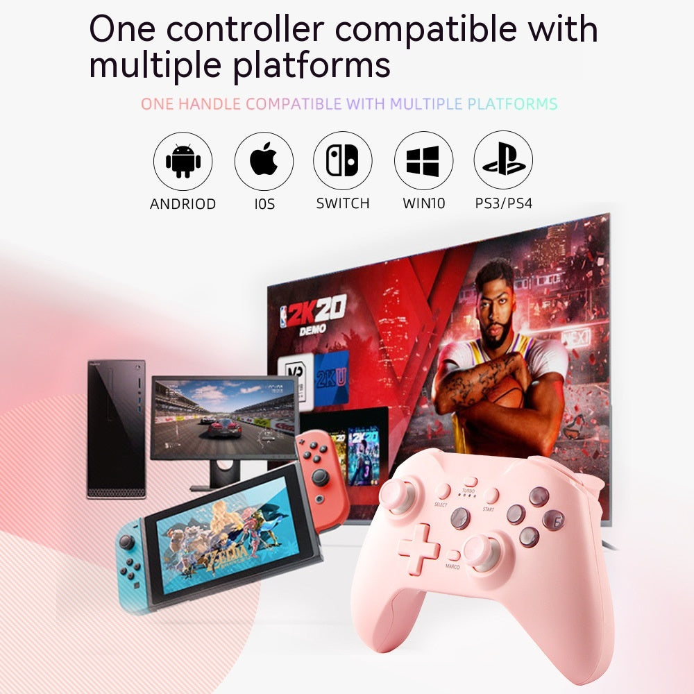 Bluetooth kabelloser Spiele-Controller für Android, iOS und PC, bequemes Gaming für Computer- und Handyspiele