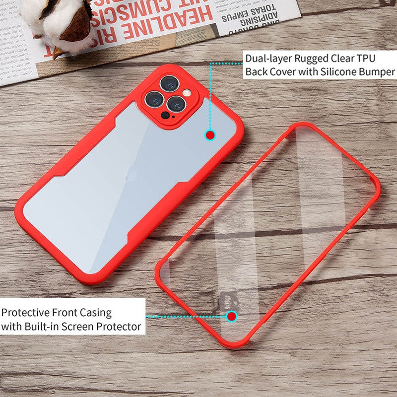 Schutzcover für Handy, Vorder- und Rückseite, langlebiges Mobiltelefongehäuse von Mein Shop, zeigt das vollständig bedeckte Smartphone