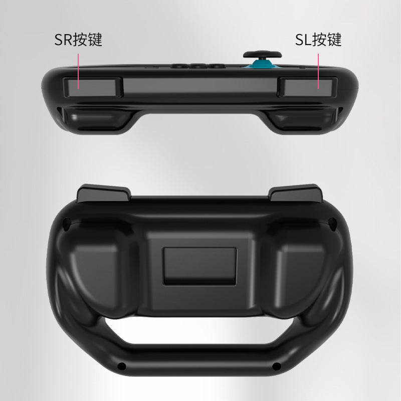 Spiel-Grip-Zubehör für Game-Controller, zeigt ergonomische Griffe und Erweiterungen für besseren Halt.