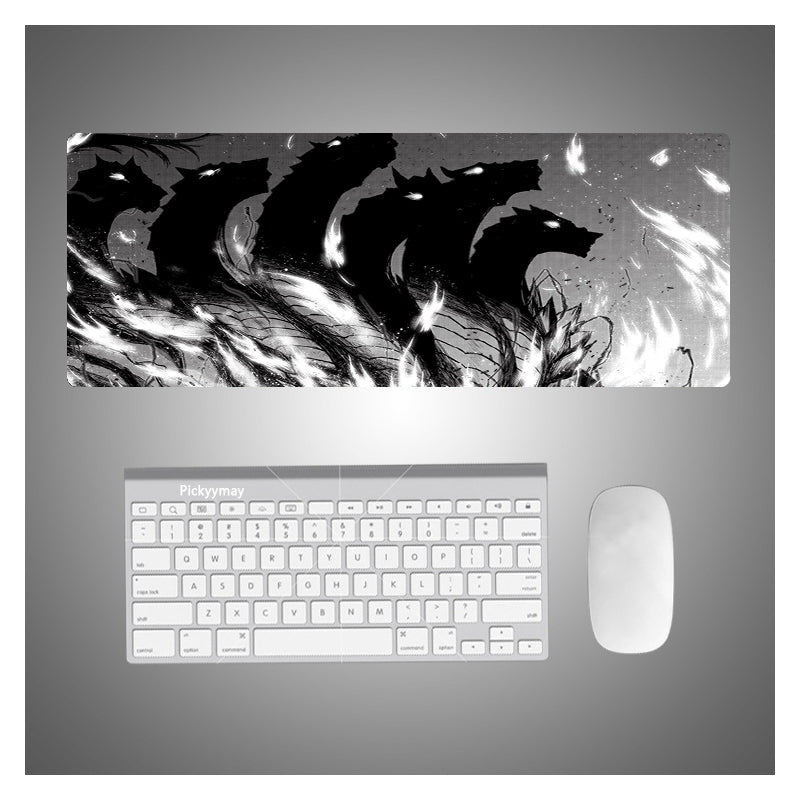 Computer-Spielzubehör Kunst Teppich Mauspad, detaillierte Gaming-Mausmatte mit künstlerischem Design für Computer-Gaming.