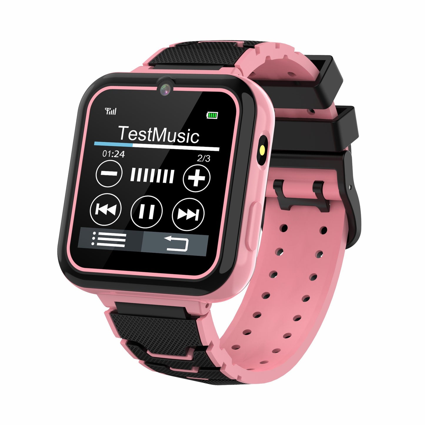 Kinder-Smart-Armband von Mein Shop mit langem Akku, Smart-Call-Funktion, schwarzes Armband und Digitalanzeige