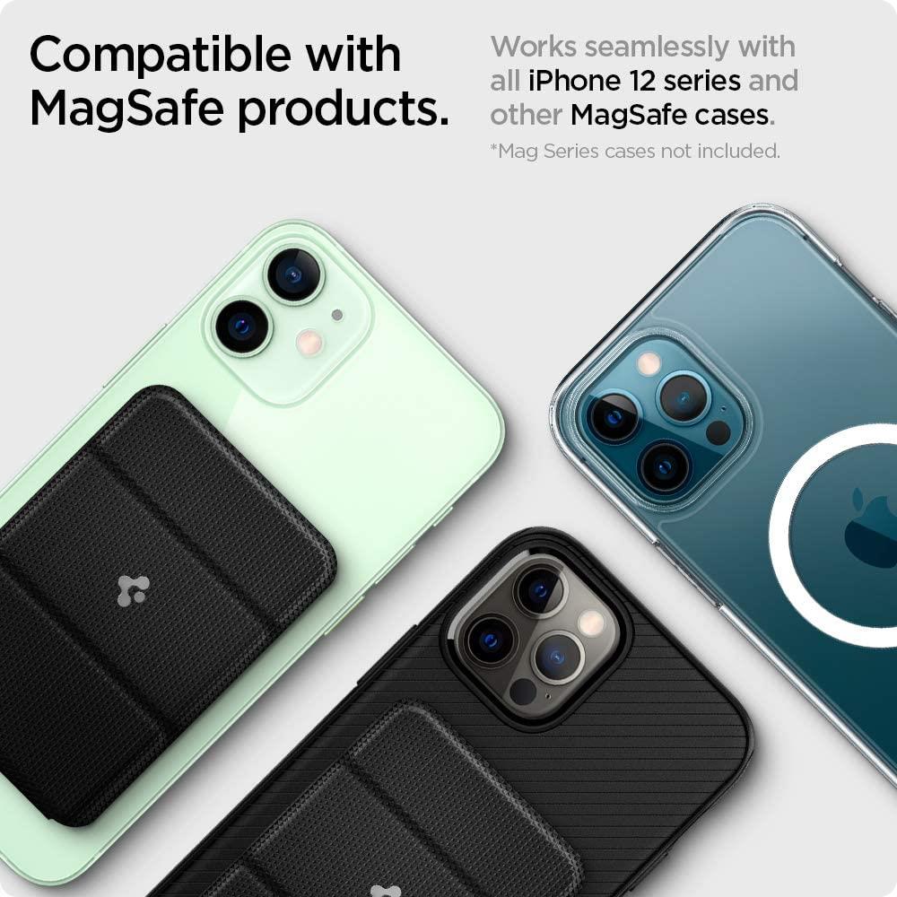 Magnetischer Kartenhalter für Handy, flexible Smartphone-Halter mit Kartenfach, kompatibel mit verschiedenen Mobiltelefonen.