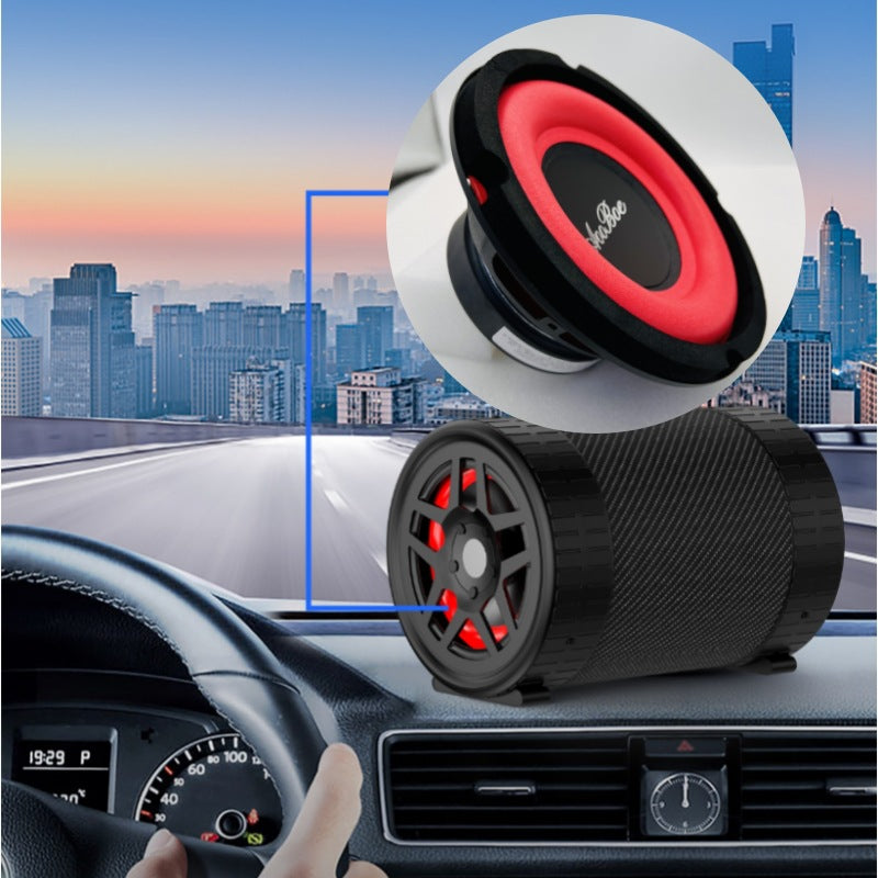 65-Zoll Auto-Subwoofer von Carhome Audio, DIY-Lautsprecher für Autoanlage, leistungsstarker Kfz-Subwoofer in Schwarz