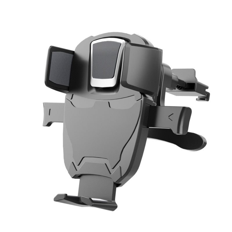 Rundluftauslass mit Saugnapf für Auto, Handyhalterung für Mittelkonsole, flexibler Air Outlet Phone Holder in neutralem Design