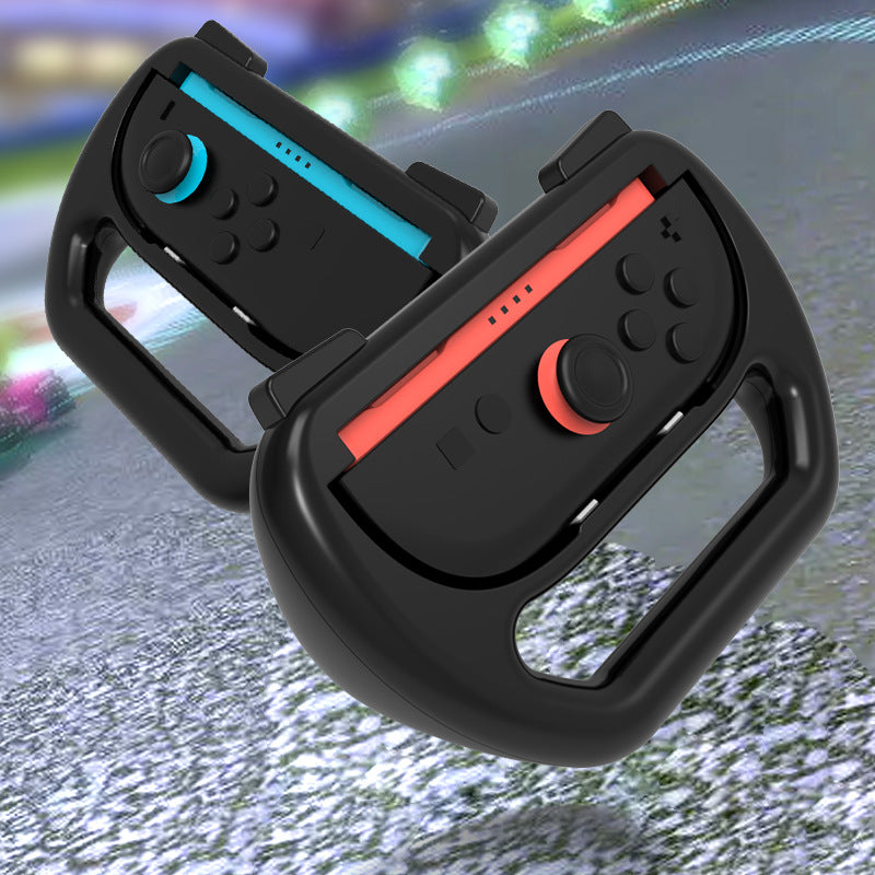 Gaming-Grip Zubehör für bessere Kontrolle, zeigt verschiedene Grifffunktionen und Texturen, kompatibel mit verschiedenen Konsolen.