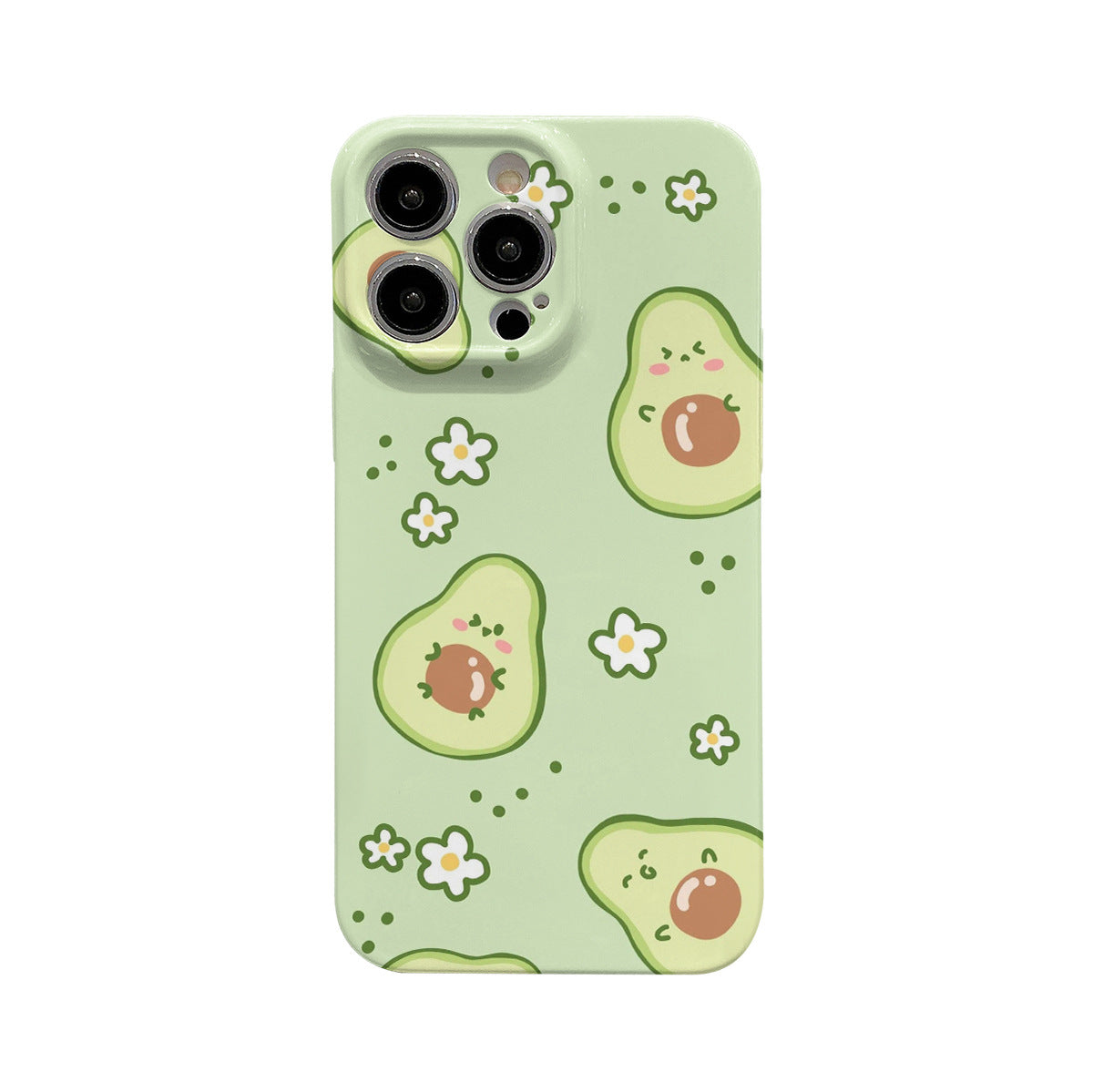 Avocado-Design Handyhülle aus Kunststoff für Smartphone, schützende Handyhülle mit Avocado-Motiv