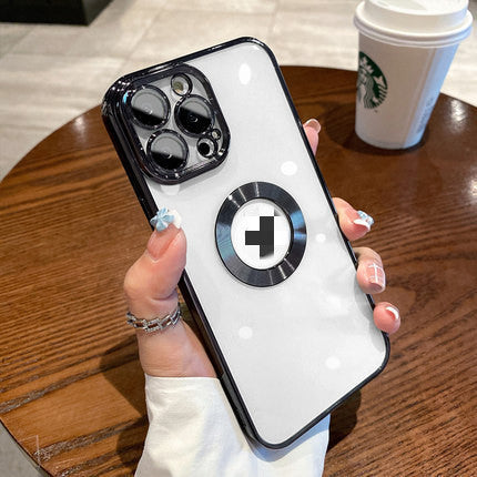 Elefanten Rückenabdeckung für Handy mit elektroplattierter Kamera-Schutz, robustes Phone Case in stilvollem Design