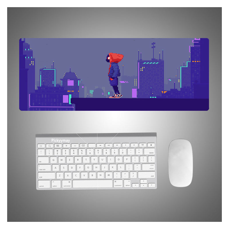 Gaming-Mauspad mit Kunstdesign, kompatibel mit Computer-Game-Zubehör, farbenfrohe Oberfläche, hochwertige Oberfläche für präzise Mausbewegungen