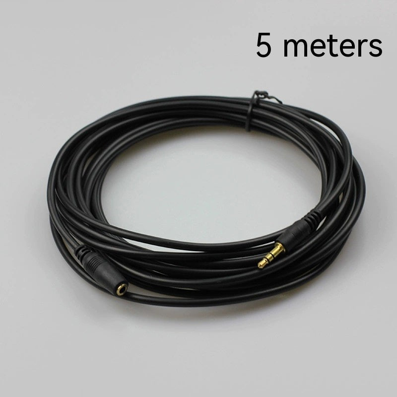 Hochwertiges Audio-Extensionkabel von Mein Shop, geeignet für Computer, zeigt Kabel mit Stecker und Buchse in Nahaufnahme