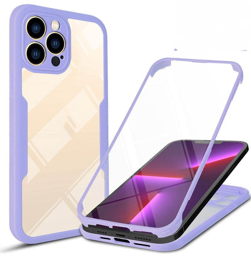 Schützende Handyhülle für vorne und hinten, passend für Mobiltelefon, mit robustem Schutz im Design von Mein Shop.