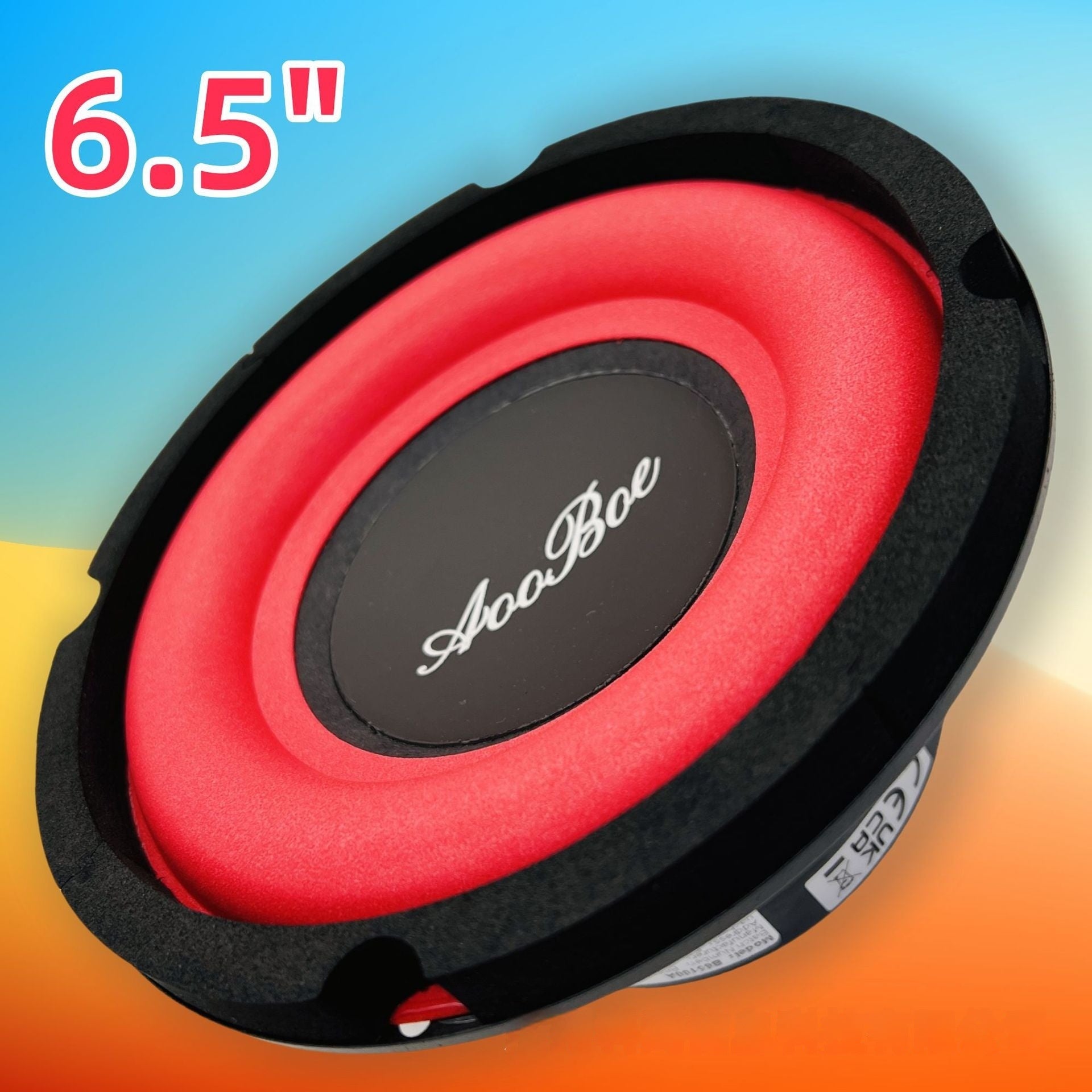 65-Zoll Car-Subwoofer von Carhome Audio, DIY-Lautsprecher für Auto, mit 35 Kern, in schwarzem Gehäuse, für kraftvollen Klang